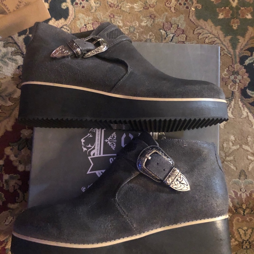 Free People Silent D Lattice Platform Boots